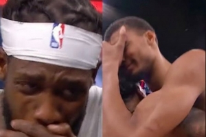 贝弗利:我赢球进附加赛哭就是反应过度 文班逆转哭就是热爱 双标 配图