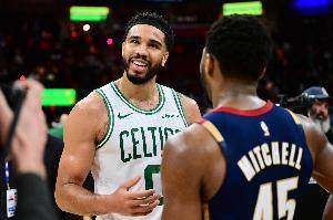 大锁归来？塔图姆复出后将对手命中率限制到30% 三分0% 配图