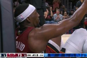 历史第二高！阿德巴约2+1后上半场砍43分 破詹姆斯创的队史纪录！ 配图