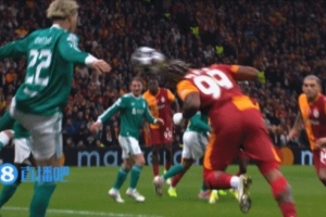 6分32秒！勒米纳打进加拉塔萨雷欧冠淘汰赛历史最快进球 配图