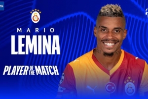 打进致胜球！勒米纳当选加拉塔萨雷1-0利物浦一役全场最佳 配图