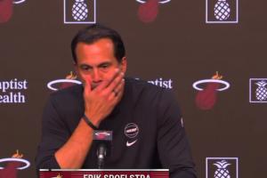 斯波：阿德巴约砍60分后我就不敢把他换下了 直到他得分超科比！ 配图