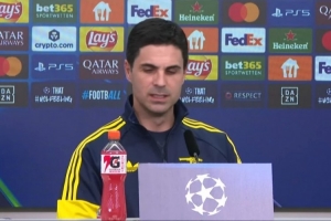 阿尔特塔:加布里埃尔和萨利巴可出战 我们没有犯错的空间 配图