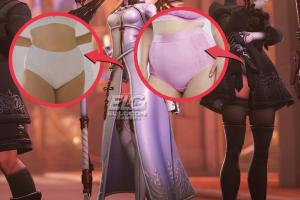 2B的丁字裤呢?《守望先锋》尼尔联动皮肤遭质疑和谐 配图