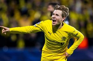 重返五大联赛？英媒：热刺和埃弗顿等队关注博德闪耀边锋海于格 配图