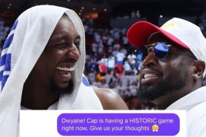 韦德：阿德巴约83分！！！！？？？给我的小兄弟Respect！ 配图