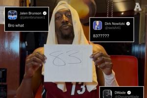 阿德巴约83分惊掉各路球星下巴~詹韦卡特纷纷祝贺 诺天王难以置信 配图