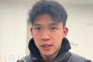 上赛季中超11球本土射手王！王钰栋：新赛季目标还是先定个10个球 配图