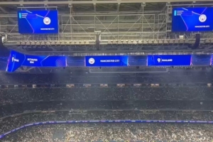 每体：赛前播报首发名单时，伯纳乌球迷对瓜帅的嘘声最为猛烈 配图