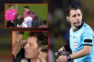 原来是你!枪手客战药厂主裁梅勒判罚引争议,此前吹罚土超曾被打 配图