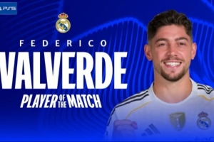 戴帽+4过人成功!巴尔韦德当选皇马3-0曼城一役全场最佳 配图