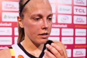 比利时球员阿莱曼德：三塔不特别 我们专注自身 张子宇未来会更好 配图