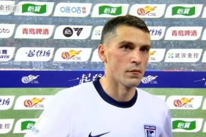 斯坦丘：武汉确实有很多美好回忆 但我现在希望和大连赢更多比赛 配图