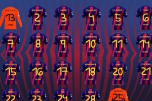 世体：巴萨对纽卡将穿特殊字体球衣，表达对唐氏综合征群体的关怀 配图