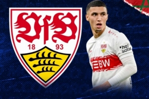 记者：埃尔哈努斯1850万欧买断条款已触发，球员计划留在斯图加特 配图