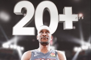 名人堂官方:恭喜亚历山大超越张伯伦 连续127场得分20+创新纪录 配图