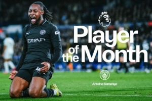 5场3球1助!塞梅尼奥当选英超2月最佳球员 配图