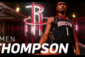 无视补防！阿门冲筐越过墨菲双手暴扣打停鹈鹕 配图