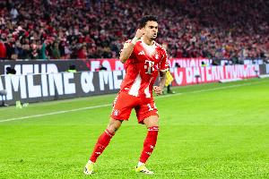 迪亚斯德甲24场参与25球2004年以来第三快,仅次于凯恩、哈兰德 配图