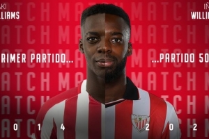 毕巴祝贺伊纳基·威廉姆斯：毕巴生涯500场，未来争取更多纪录！ 配图