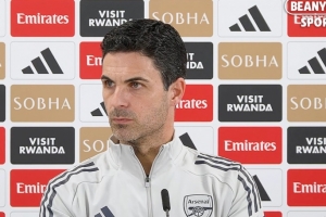 阿尔特塔谈定位球争议：有人试图操纵舆论，我们不是“挡人”战术 配图