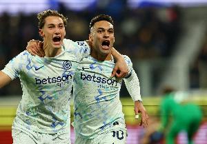 皮奥破门后本赛季国米已有7人联赛打进5球,为五大联赛各队之最 配图