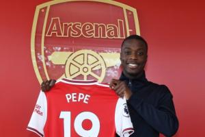 23岁时佩佩41场23球13助担当里尔头牌，阿森纳豪掷8000万将其购入 配图