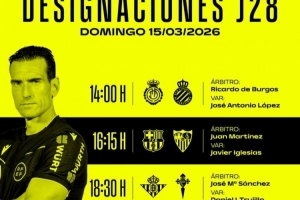 西甲明日比赛裁判安排:胡安·马丁内斯执法巴萨vs塞维利亚 配图