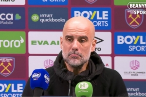 瓜帅:主场战阿森纳会充满信心 哈兰德会找回状态而且会很快 配图