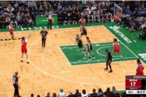 来者何人？武克切维奇替补1分钟3记三分球个人9-0追平绿军 配图