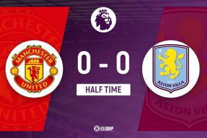 半场-曼联暂0-0维拉 阿玛德头球造险马丁内斯献神扑达洛特失良机 配图