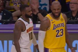 哈达威：要是我年轻3岁...詹姆斯：你会揍我吗 那我也年轻3岁呢？ 配图