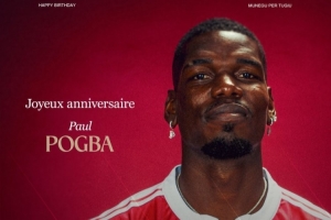 摩纳哥祝博格巴33岁生日快乐，球员去年夏天加盟以来仅出场3次 配图