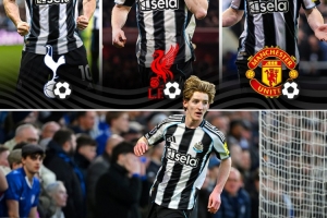 首开纪录！戈登本赛季英超有5球入账，其中4球都是对阵big6打进 配图