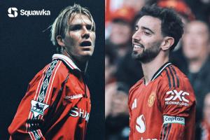 追平贝克汉姆纪录!B费27轮15助,已追平曼联英超单赛季助攻纪录 配图