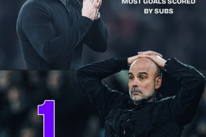 本赛季阿森纳替补打进11球领跑英超,而曼城替补仅1球最少 配图