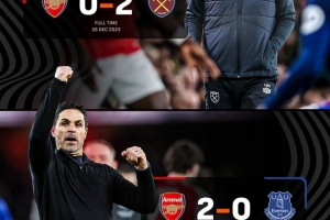 莫耶斯上一次做客酋长球场2-0胜阿森纳，如今塔帅还师傅同样比分 配图