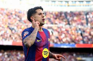 超值引援！坎塞洛“二进宫”巴萨单场独造三球，400万费用租半年 配图