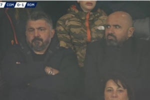 罗体:加图索现场观战科莫vs罗马,考察罗马球员的表现 配图