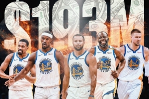 8名大将缺席！勇士今日缺阵球员薪资达1.93亿 占全队薪水的93%！ 配图