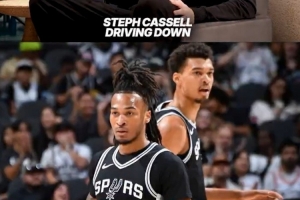 科内特：训练中卡斯尔曾打板助飞文班亚马 而我只能被隔扣 配图