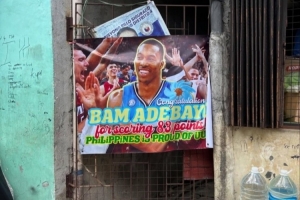 菲律宾球迷误把魔兽当阿德巴约！魔兽：别逼我去你们那单场砍85分 配图