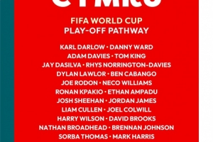 威尔士世预赛附加赛名单：哈里·威尔逊、布伦南·约翰逊在列 配图