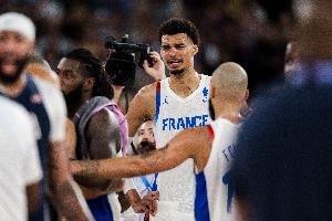 戈贝尔：风水轮流转 法国队在巴黎输给美国 希望28年在洛杉矶复仇 配图