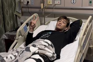 郭艾伦更新社媒：手术很顺利 希望这次跌到我努力再爬起来一次 配图