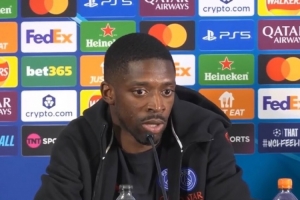 登贝莱：我们有3球优势，但我们会继续进攻，不能只守在自己禁区 配图