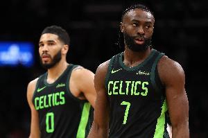 绿军队史单赛季40+场数榜：塔图姆11场第一 本季布朗6场入围前八 配图