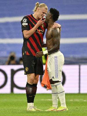 马卡报预测曼城VS皇马首发：哈兰德PK维尼修斯，小将皮塔奇出战 配图