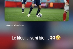 拉卡泽特呼吁法国队征召托利索:蓝色真的很适合他,有人在听吗 配图