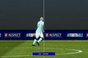 没有越位！B席手球前VAR划线图显示皇马球员没越位 配图